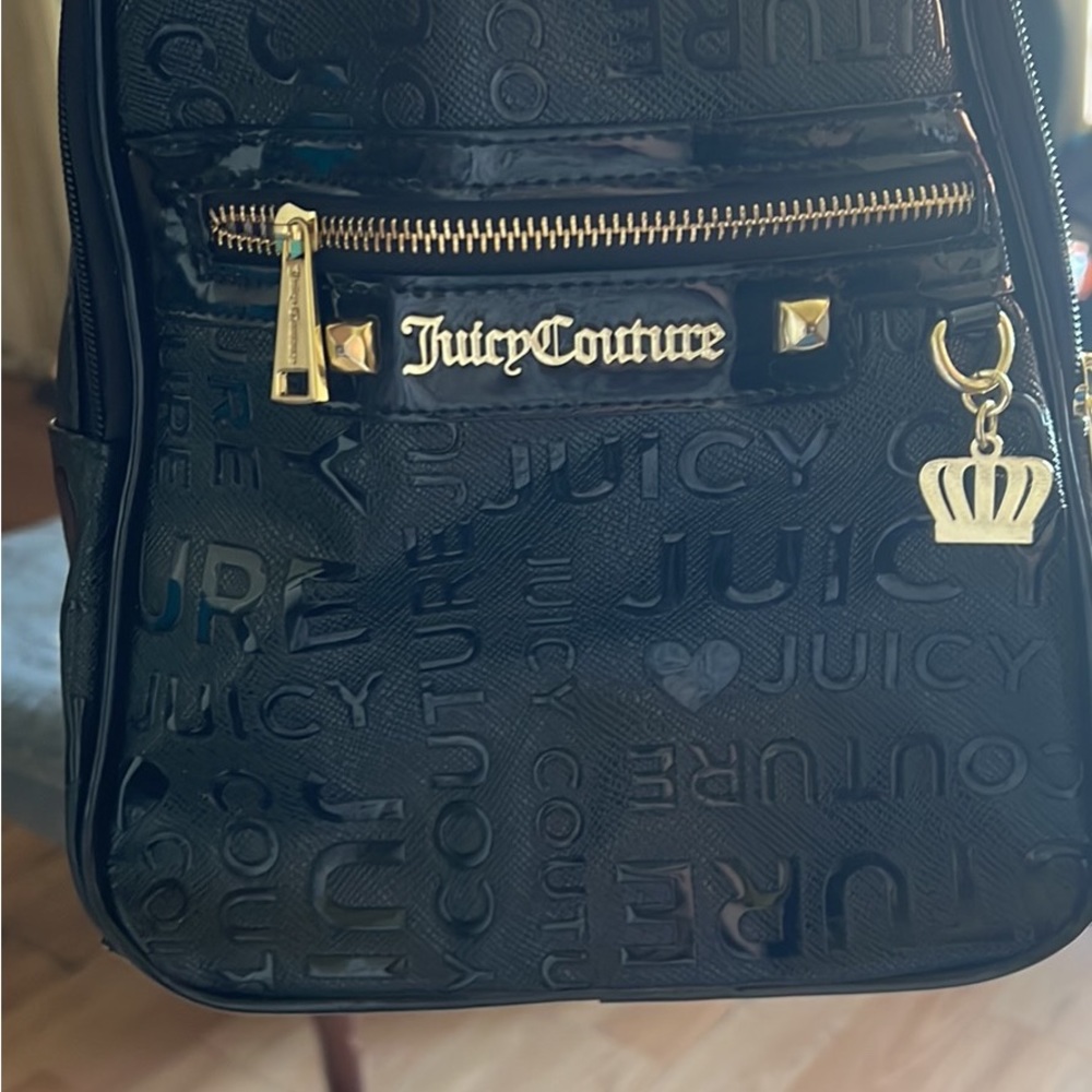 Black backpack juicy new bag